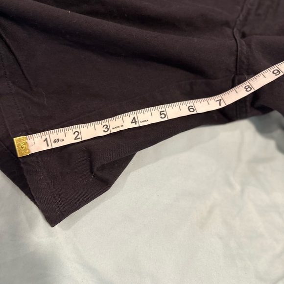 Vintage 90s Bugle Boy Mens Shorts Black Pleated High Waist. Slash Pockets. - Picture 5 of 12